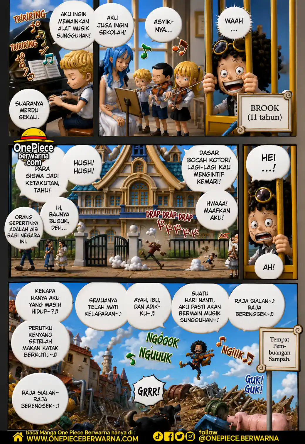 One Piece berwarna 1184 1185 1186 bahasa indonesia